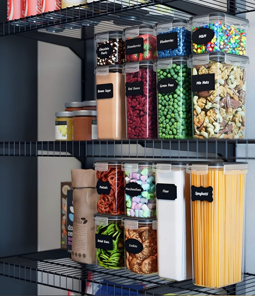 Zestaw POJEMNIKÓW Do Przechowywania ŻYWNOŚCI