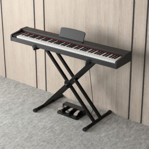 MODUŁ Z TRZEMA PEDAŁAMI DO PIANIN CYFROWYCH PEDAŁY FORTEPIANOWE PEDALBOARD - obrazek 5