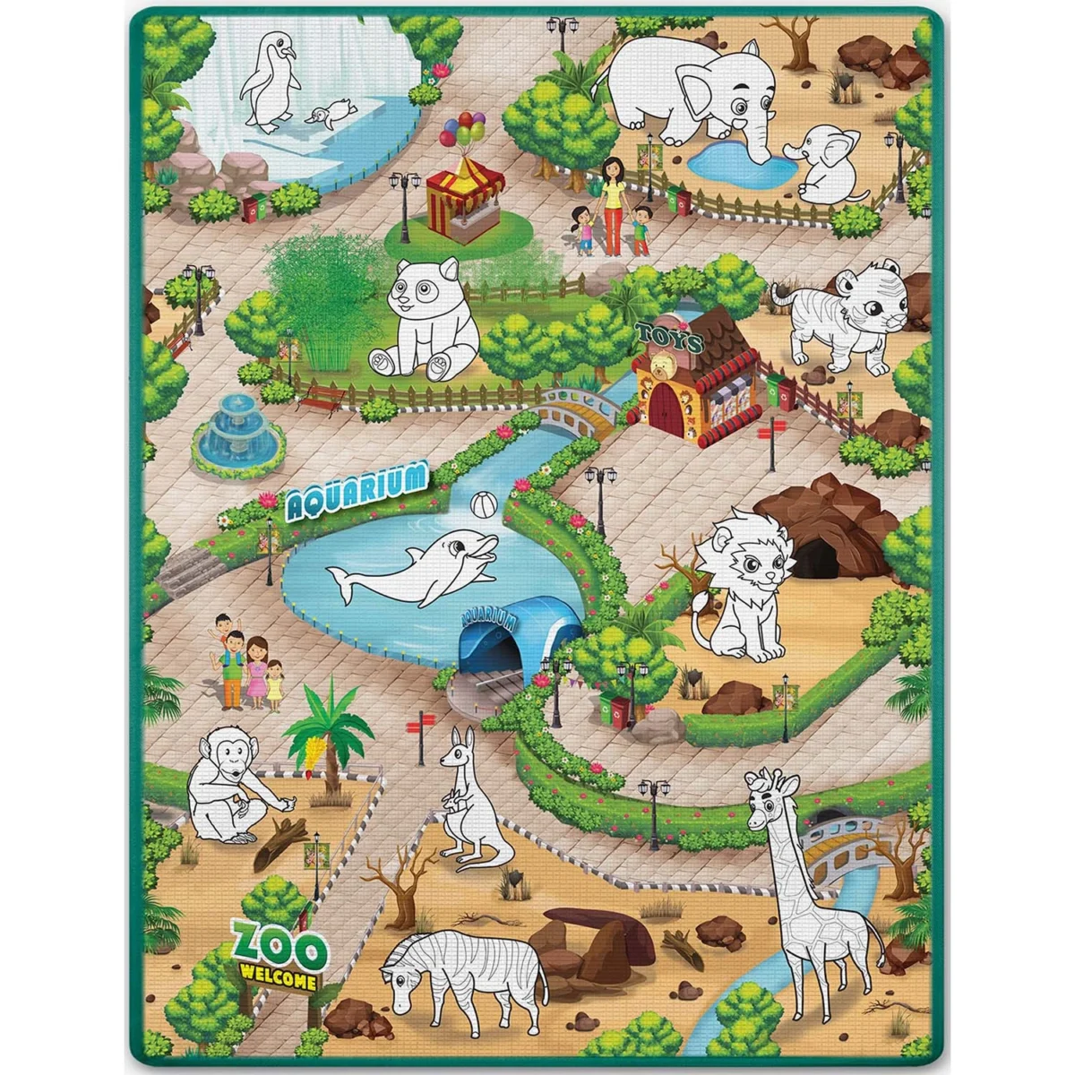 Mata do malowania 90 x 120 cm + markery alkoholowe 80 szt Ricokids - obrazek 12