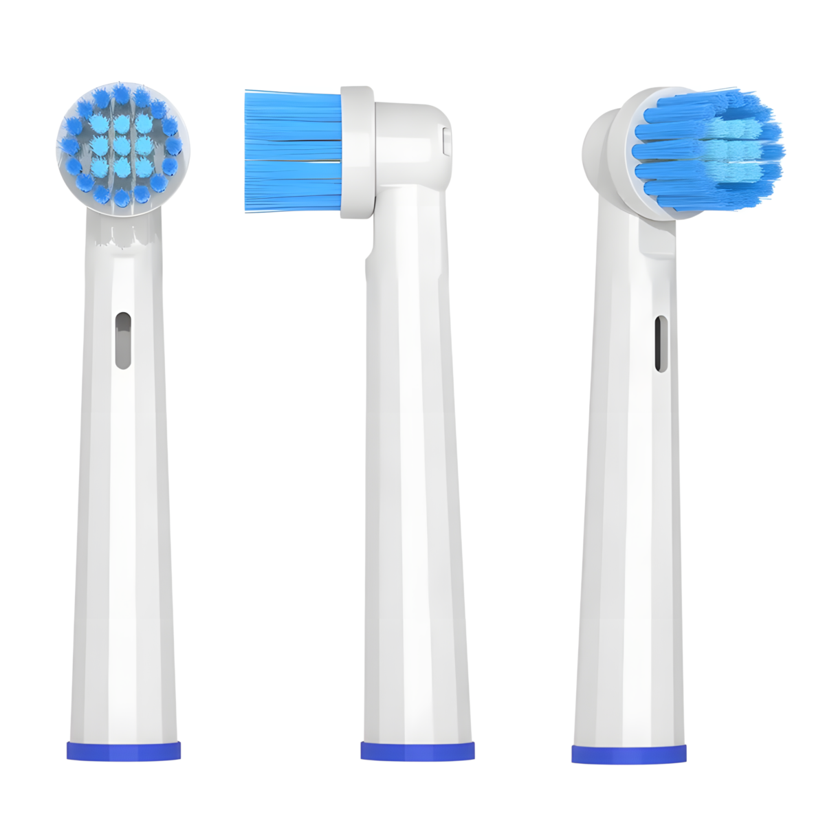 16 sztuk końcówek do szczoteczki elektrycznej EB17 zamiennik Oral B białe miękkie - obrazek 7