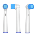 16 sztuk końcówek do szczoteczki elektrycznej EB17 zamiennik Oral B białe miękkie - obrazek 7