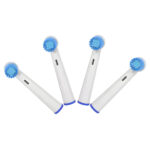 4x końcówki do szczoteczki elektrycznej EB17 zamiennik Oral B białe miękkie - obrazek 6