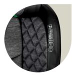 Fotelik samochodowy Nukido Louis czarno-szary 15-36 kg ISOFIX - obrazek 7