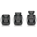Fotelik samochodowy Nukido Louis czarno-szary 15-36 kg ISOFIX - obrazek 12