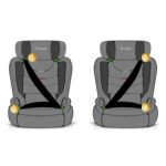 Fotelik samochodowy Nukido Louis czarno-szary 15-36 kg ISOFIX - obrazek 13