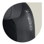 Fotelik samochodowy Nukido Louis Soft szary15-36 kg ISOFIX - obrazek 7