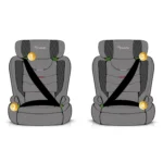 Fotelik samochodowy Nukido Louis Soft czarno-szary 15-36 kg ISOFIX - obrazek 6