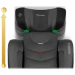 Fotelik samochodowy Nukido Louis Soft czarno-szary 15-36 kg ISOFIX - obrazek 7