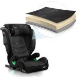 Fotelik samochodowy Nukido Louis Soft czarno-szary 15-36 kg ISOFIX - obrazek 10