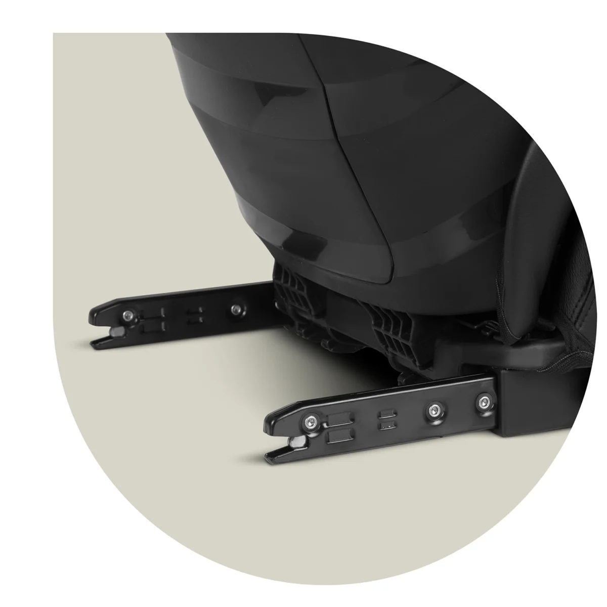 Fotelik samochodowy Nukido Louis Soft czarno-szary 15-36 kg ISOFIX - obrazek 14