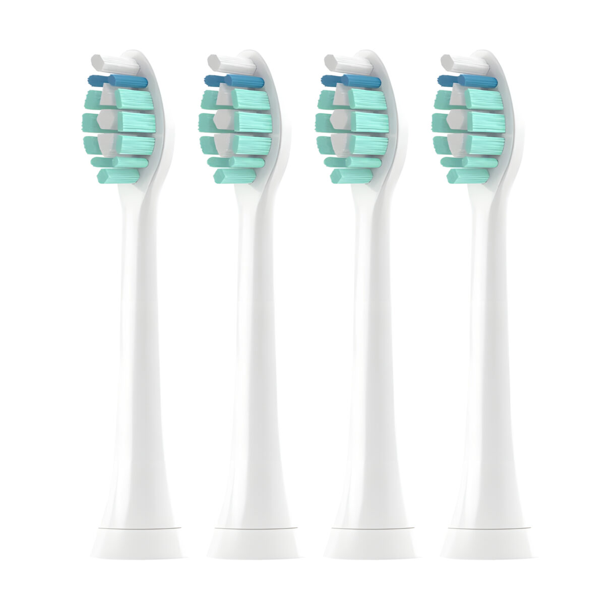 4x Końcówki do szczoteczek elektrycznych Wellmi, Białe  Kompatybilne z Philips Sonicare C2 - obrazek 9