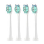 4x Końcówki do szczoteczek elektrycznych Wellmi, Białe  Kompatybilne z Philips Sonicare C2 - obrazek 9