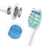 4x Końcówki do szczoteczek elektrycznych Wellmi, Białe  Kompatybilne z Philips Sonicare C2 - obrazek 6