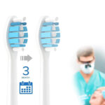 4x Końcówki do szczoteczek elektrycznych Wellmi, Białe  Kompatybilne z Philips Sonicare G2 - obrazek 9