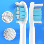 4x Końcówki do szczoteczek elektrycznych Wellmi, Białe  Kompatybilne z Philips Sonicare G2 - obrazek 5