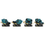 Fotelik samochodowy Nukido Prestige Line czarno-niebieski 0-36 kg ISOFIX - obrazek 6