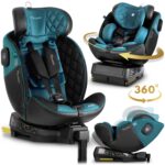 Fotelik samochodowy Nukido Prestige Line czarno-niebieski 0-36 kg ISOFIX - obrazek 16