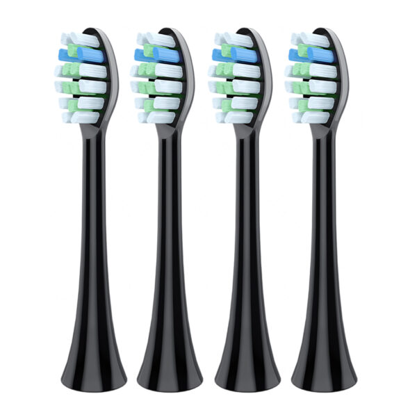 4x końcówki do szczoteczek sonicznych Philips Sonicare W2 czarne zamiennik