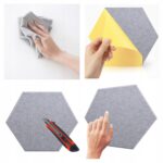 Tablica Panel Ścianka Zestaw Wygłuszający Samoprzylepny Szaro-niebieski - obrazek 12