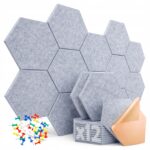 Tablica Panel Ścianka Zestaw Wygłuszający Samoprzylepny Szaro-niebieski - obrazek 7