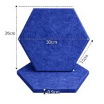 PANELE ŚCIENNE FILCOWE NIEBIESKIE akustyczne samoprzylepne wygłuszające - obrazek 13