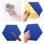 Tablica Panel Ścianka Zestaw Wygłuszający Samoprzylepny ścienny Niebieski - obrazek 3