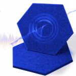 Tablica Panel Ścianka Zestaw Wygłuszający Samoprzylepny ścienny Niebieski - obrazek 12