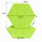 12x Tablica Panel Ścianka Zestaw Wygłuszający Samoprzylepny ścienny ZIELONY - obrazek 13