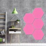 Tablica Panel Ścianka Zestaw Wygłuszający Samoprzylepny ścienny RÓŻOWY - obrazek 9