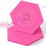 Tablica Panel Ścianka Zestaw Wygłuszający Samoprzylepny ścienny RÓŻOWY - obrazek 12