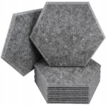 Tablica Panel Ścianka Zestaw Wygłuszający Samoprzylepny ścienny CIEMNOSZARY - obrazek 8