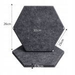 PANELE ŚCIENNE FILCOWE CIEMNOSZARE akustyczne samoprzylepne wygłuszające - obrazek 6