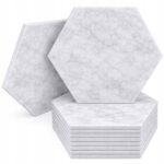 Tablica Panel Ścianka Zestaw Wygłuszający Samoprzylepny ścienny JASNOSZARY - obrazek 5