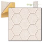 Panel akustyczny samoprzylepny filcowy Mata wygłuszająca 30x30cm Beżowy - obrazek 4