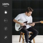 PANELE ŚCIENNE FILCOWE 3D CZARNE akustyczne samoprzylepne Mata wygłuszająca - obrazek 5