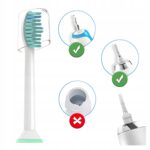 4X KOŃCÓWKI DO SZCZOTECZEK SONICZNYCH PHILIPS SONICARE ProResults ZAMIENNIK - obrazek 7