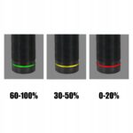 PISTOLET DO MASAŻU MASAŻER PLECÓW CIAŁA MASSAGE GUN 6 KOŃCÓWEK LCD CZERWONY - obrazek 9