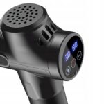 PISTOLET DO MASAŻU MASAŻER PLECÓW CIAŁA MASSAGE GUN 6 KOŃCÓWEK LCD CZERWONY - obrazek 16
