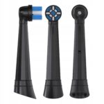 4X KOŃCÓWKI DO SZCZOTECZKI KOMPATYBILNE Z ORAL B IO 3/4/5/6/7/8/9/10 CZARNE