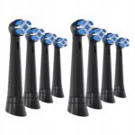 4X KOŃCÓWKI DO SZCZOTECZKI KOMPATYBILNE Z ORAL B IO 3/4/5/6/7/8/9/10 CZARNE - obrazek 2