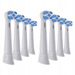 4X KOŃCÓWKI DO SZCZOTECZKI KOMPATYBILNE Z ORAL B IO 3/4/5/6/7/8/9/10 BIAŁE - obrazek 2