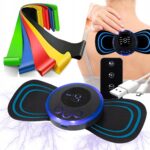 MINI MASAŻER ELEKTROSTYMULATOR SZYI KARKU MIĘŚNI BRZUCHA EMS USB PILOT