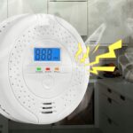 CZUJNIK CZADU I GAZU TLENKU WĘGLA DETEKTOR LCD CO CERTYFIKOWANY ALARM