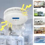 CZUJNIK CZADU TLENKU WĘGLA DETEKTOR LCD CO CERTYFIKOWANY ALARM - obrazek 3