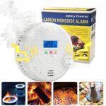 CZUJNIK CZADU TLENKU WĘGLA DETEKTOR LCD CO CERTYFIKOWANY ALARM - obrazek 4