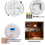 CZUJNIK CZADU TLENKU WĘGLA DETEKTOR LCD CO CERTYFIKOWANY ALARM - obrazek 6