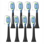 KOŃCÓWKI DO SZCZOTECZEK ZAMIENNIK PHILIPS SONICARE C3 CZARNE Gumowa główka - obrazek 7