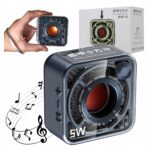 GŁOŚNIK BLUETOOTH PRZENOŚNY BEZPRZEWODOWY 5W BASS MicroSD 4h Z MIKROFONEM - obrazek 5
