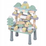 Klocki konstrukcyjne zestaw 108 el. Stolik eko z Pszenicznej Słomy 10924E - obrazek 7