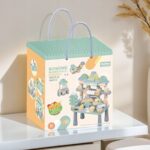 Klocki konstrukcyjne zestaw 108 el. Stolik eko z Pszenicznej Słomy 10924E - obrazek 11